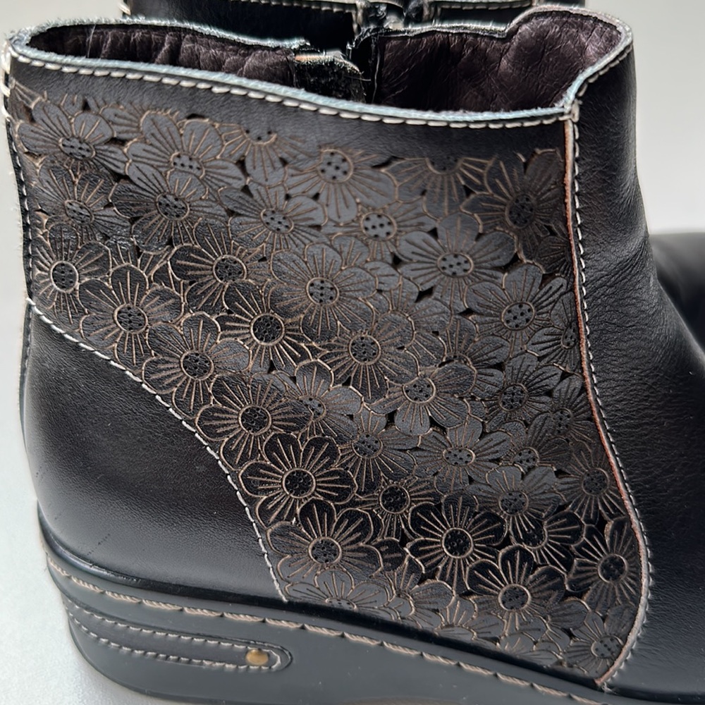 L’artiste Lene Boots Booties Black Size 36 EUR, 5.5 US - Picture 4 of 10